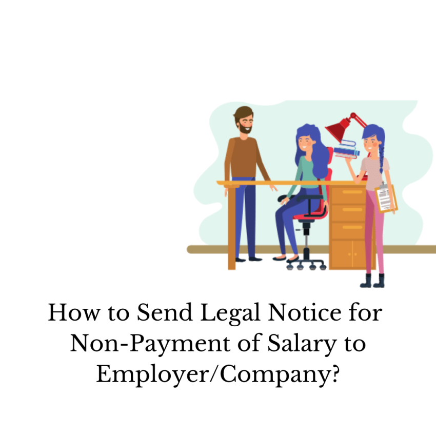 legal notice for salary